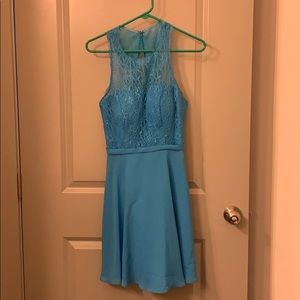 Azazie Ocean Blue Dress A2
